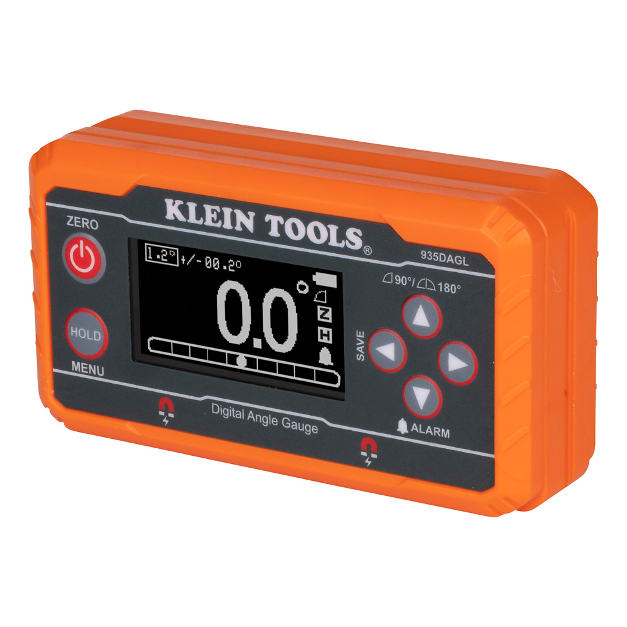 Klein Tools, Digital Level with Programmable Angles, Level Type Angle, Length 4.57 in, Model# 935DAGL